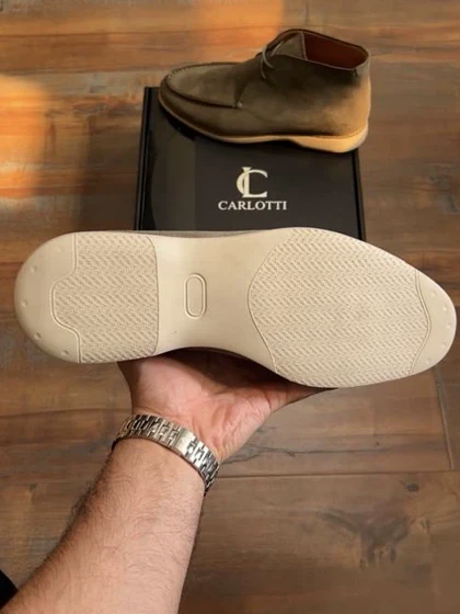 نیم بوت اشبالت چرم طبیعی کدsho216