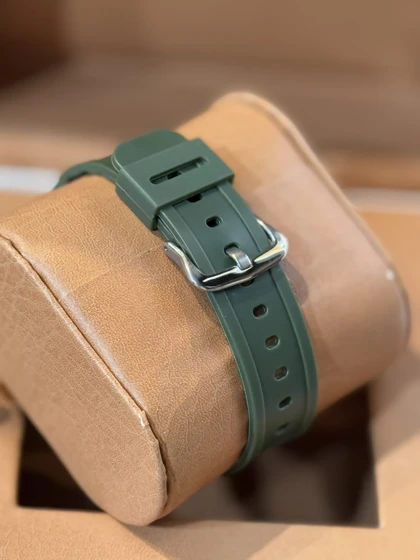 ساعت جی شاک2100سبز صفحه رنگی