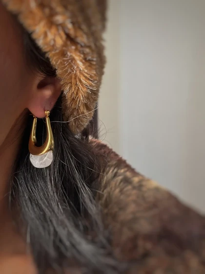 گوشواره های رزینی پاییزی