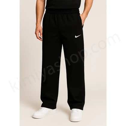 شلوار اسلش بگ مردانه تک خط سفید نایک با تضمین کیفیت