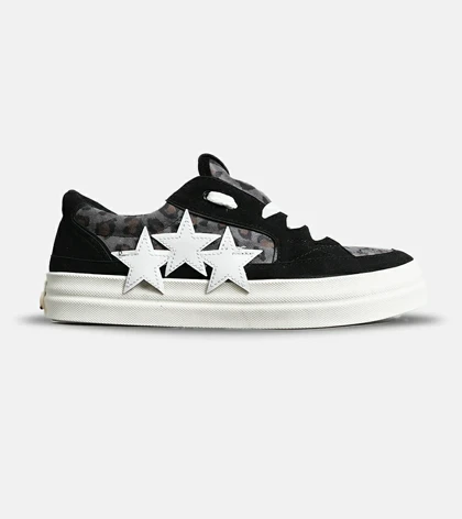 کفش اسنیکرزمشکی سفید Amiri Stars v2