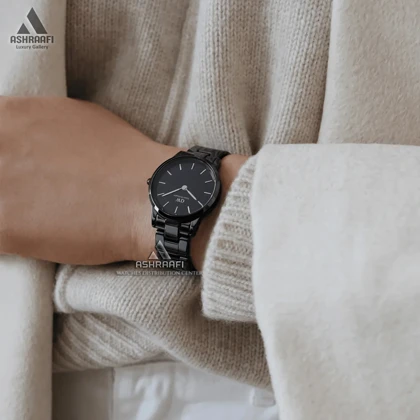 ساعت زنانه دنیل ولینگتون Daniel Wellington Iconic Link Ceramic Black