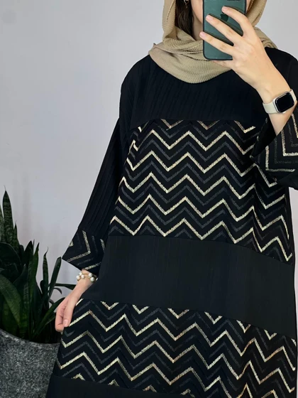مانتو کفتان مشکی ماهلی