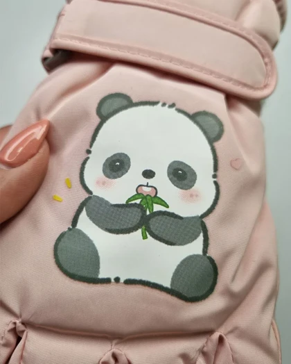 دستکش بچه‌گانه شمعی ضدآب توکرکی طرح پاندا