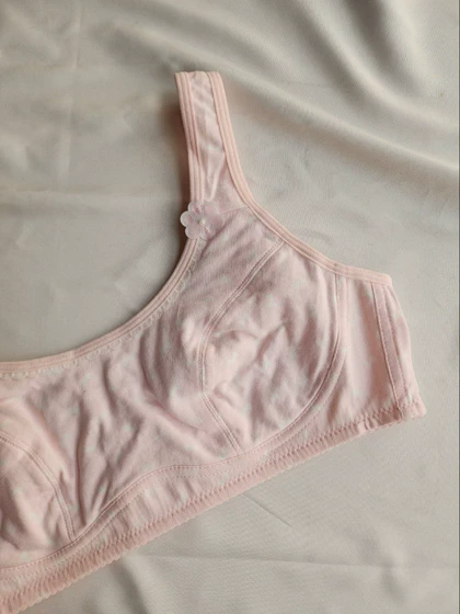 نیم‌تنه دخترانه نخی ابرنازک بدون فنر (نوجوان) کد: 1272