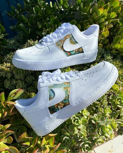 کفش اسپرت کاستوم کتانی ایرفورس air force طرح نایک nike