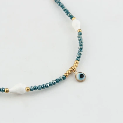 گردنبند زنانه طرح چشم نظر