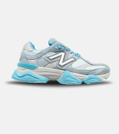 کفش کتانی مردانه طوسی آبی NEW BALANCE 9060
