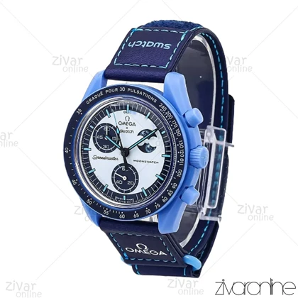 ساعت امگا سواچ Omega-Swatch ماموریت به ماه سرمه ای 106723
