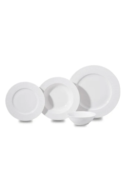 سرویس غذاخوری KORKMAZ مدل Perla Collection A8300 چینی - سفید