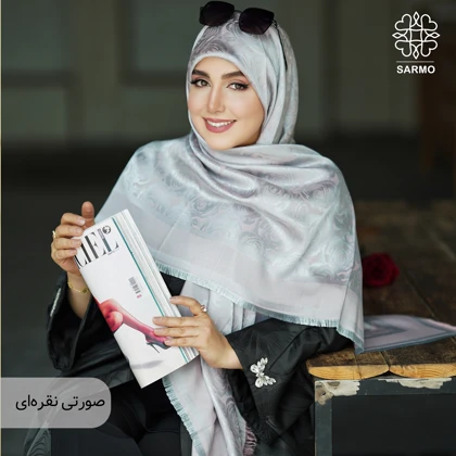 روسری ژاکارد رونا گل رز -140