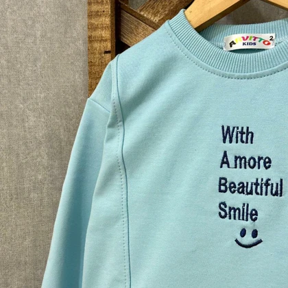 بلوز و شلوار جین پسرانه مدل Smile