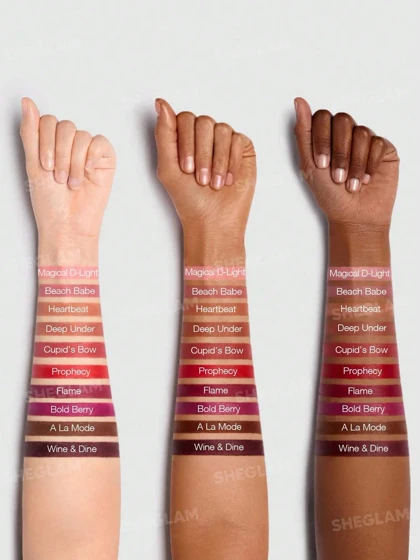 رژ لب شیگلم رنگ SHEGLAM Starlight Velvet Lipstick – Deep Under