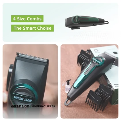 ریش تراش شارژی گرین لاین GREEN LION مدل GNPRHACLIPRBK