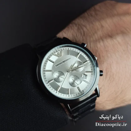 ساعت مچی مردانه برند امپریو آرمانی سه موتور مدلDO1165 با بند اضافه