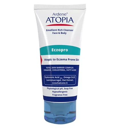 لوسیون شوینده بسیار ملایم صورت و بدن آتوپیا آردن مدل Eczopro حجم 200 میل