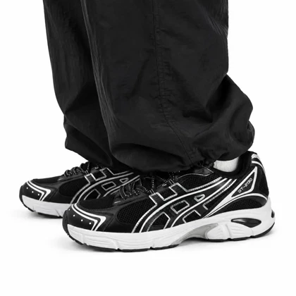 کفش کتانی بزرگ پا (کیفیتاورجینال) مدل اسیکس مشکی سفید ASICS