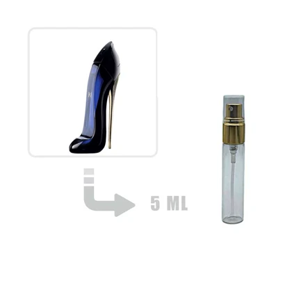 دکانت عطر ادکلن کارولینا هررا گود گرل مشکی زنانه 5 میل اصلی Carolina Herrera Good Girl woman 5ml