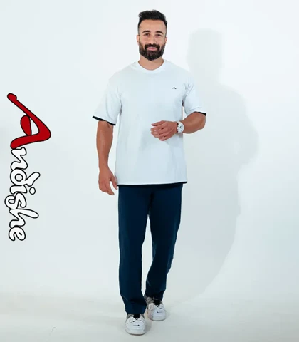 تیشرت شلوار پنبه مردانه مدل مانگ