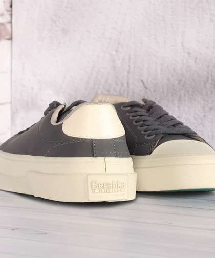 کفش ونس کژوال و طوسی تیره کد 0052