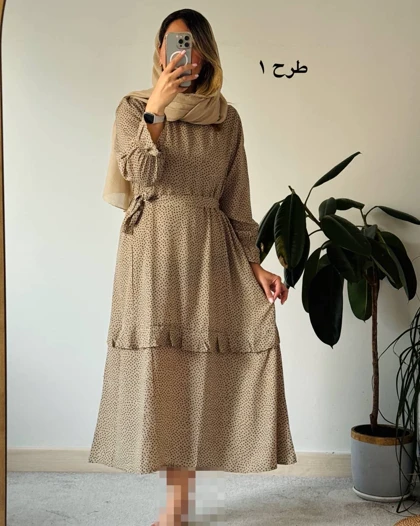 پیراهن مانتویی نارین 1