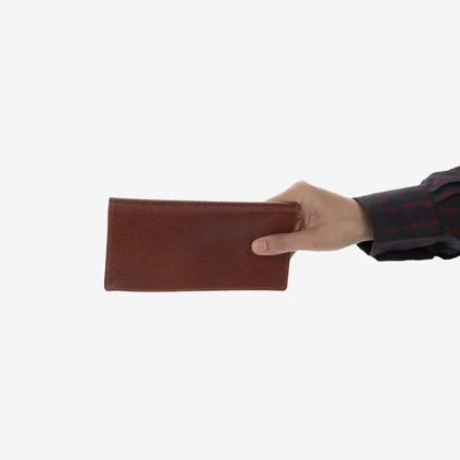 کیف پول چرم طبیعی مدل mj001 (فاقد جعبه)