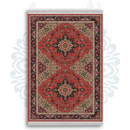 فرشینه از جنس پارچه هازان مخمل ترک طرح سنتی و مدرن برند دفه کد DDSS164