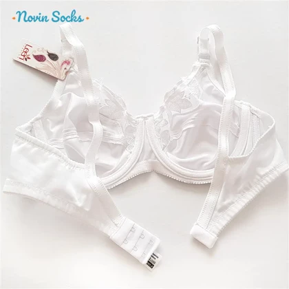 سوتین زنانه لین مدل لبه گیپوری فنردار کد 4681-521