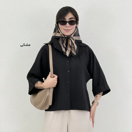 شومیز زنانه سیلک آستین دوبل | آی بولک