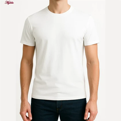 تیشرت آستین کوتاه مردانه ماییلدا مدل پنبه‌ای کد 5296