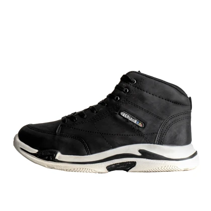 کفش ساق‌دار مردانه مشکی مدل EMTO ویژه