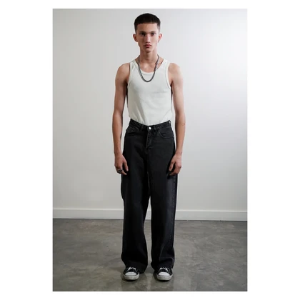 گری تاپ تمام تنه white tank top