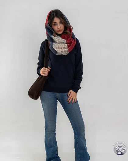 پلیور بافت سبز تیره یونیسکس Jack & | پلیور بافت سبز تیره یونیسکس Jack & Jones کد 17756