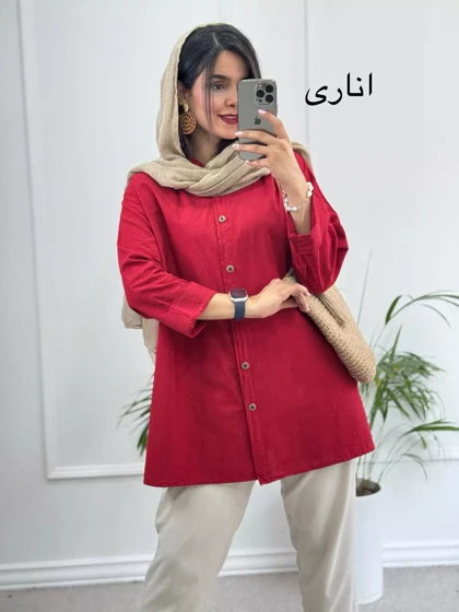 مانتو لینن آنا ( دارای ایراد جزئی )