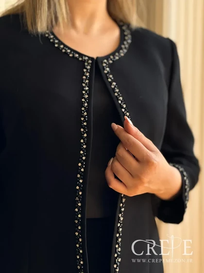 سه تیکه حاشیه سنگدوزی