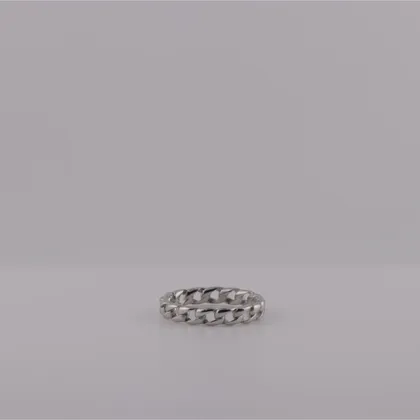 انگشتر کارتیر نقره ای