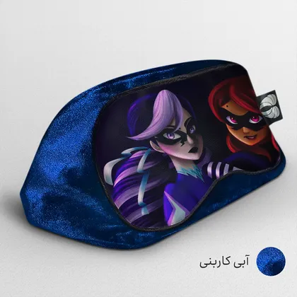 چشم بند بچگانه کاوا ماسک مدل دختر کفشدوزکی کد22