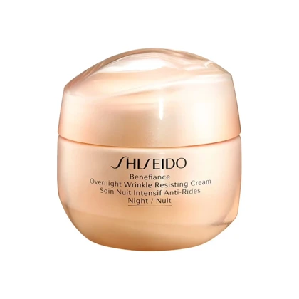 کرم شب ضد چروک صورت شیسیدو مدل Benefiance مناسب انواع پوست حجم 50 میلی‌لیتر