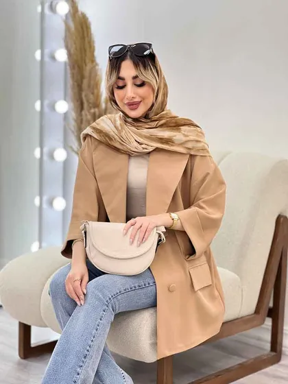 مانتو مازراتی یقه بلیزری