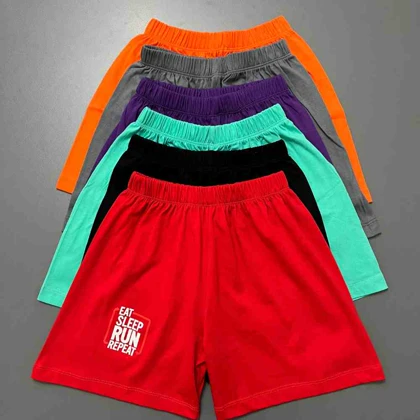 ست کراپ شلوارک چاپ RUN کد 1695