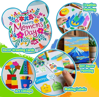 پاستل روغنی OIL مدل Fantastic Colors کد 12-018 با 12 رنگ