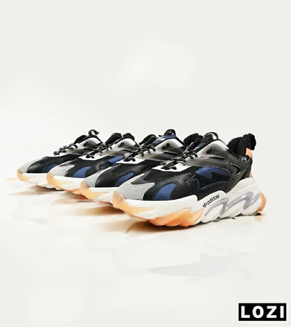 کفش کتانی مردانه مشکی آبی Adidas A700