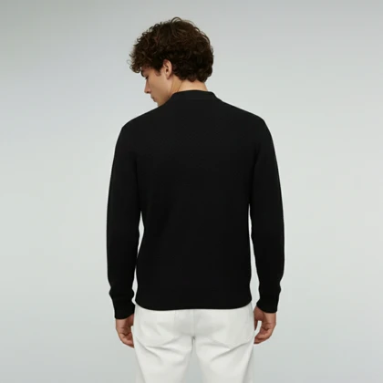 بافت نیم زیپ یقه طرح راه (3066) SOLD OUT