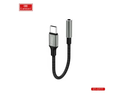 کابل تبدیل تایپ سی به جک 3.5 میلیمتری ارلدام Earldom ET-OT77 Type-C TO AUX Audio adapter