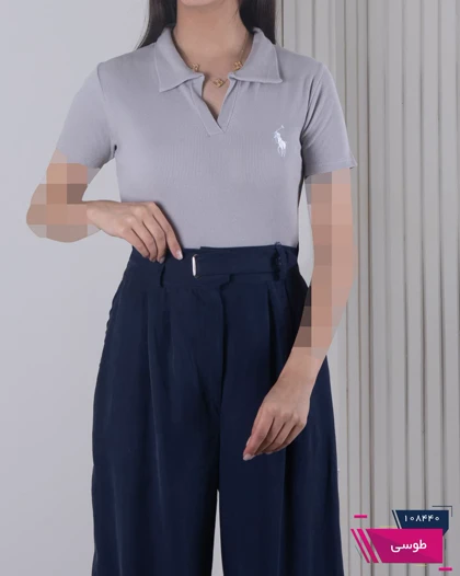 پلوشرت زنونه کبریتی گلدوزی ELSA/POLO