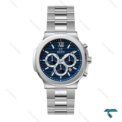 ساعت انزو EC-2186AVG مردانه صفحه سرمه ای Enzo-8286-G
