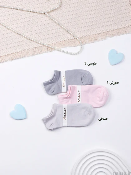 جوراب مچی زنانه نخی فنسی FANCY کد 1010