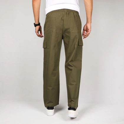 شلوار اسلش کتان شش جیب مردانه مدل 641595