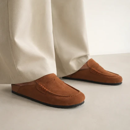 صندل جلوبسته pull & bear عسلی کد 2391