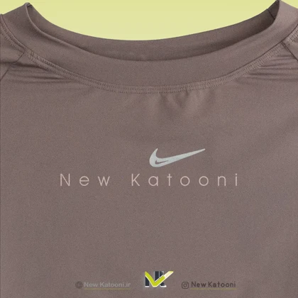 تیشرت کراپ آستین بلند نایک (05)